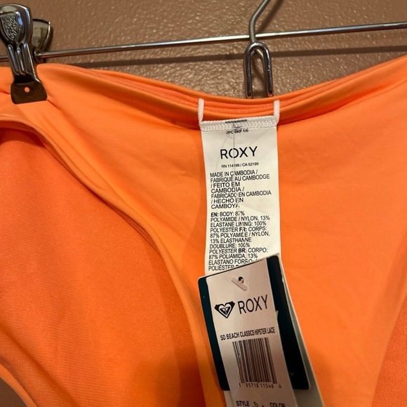 Roxy SD Beach Classics Hipster Lace Swim Bottoms Size XL - Picture 3 of 5